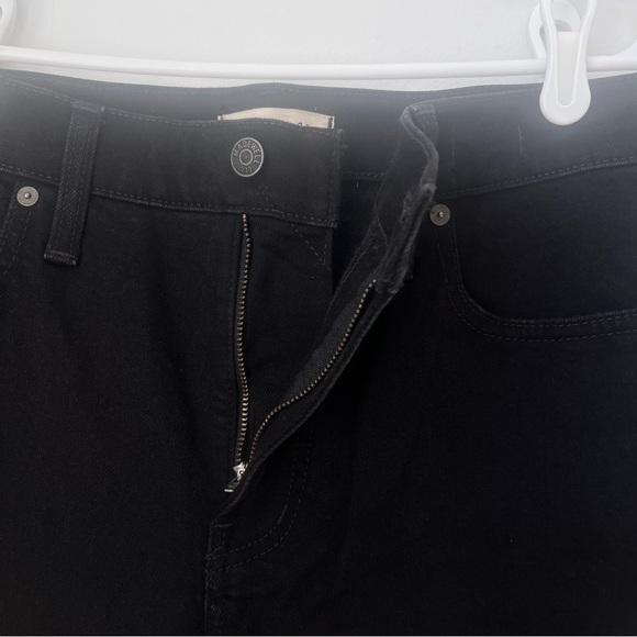 Madewell The Perfect Vintage Black Flare High Rise Denim Jean Size 30 Petite - Picture 7 of 15